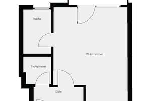 Bezugsfertig, sanierte 1-Zimmer-Wohnung mit Balkon & hochwertiger Ausstattung in Schwabing – Die vollständige Adresse der Immobilie erhältst du vom Anbieter., 80804 Am Luitpoldpark, München – Vorschaubild 7