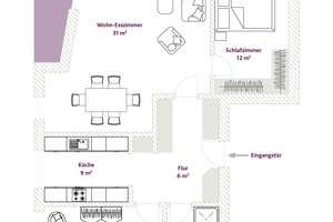 Helle 3-Zimmer-Wohnung mit Balkon in ruhiger Lage – Die vollständige Adresse der Immobilie erhältst du vom Anbieter., 65375 Oestrich-Winkel – Vorschaubild 2