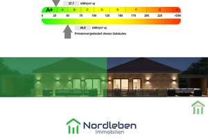 Neubau-Erstbezug: Barrierefreier A+ Bungalow als Doppelhaushälfte in Westrhauderfehn (WE1) – Papenburger Str. 59, 26817 Rhauderfehn – Vorschaubild 5