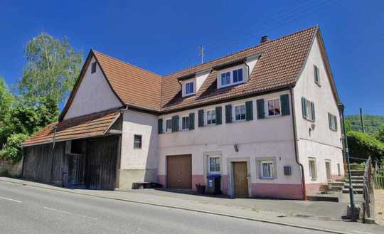 Komplett saniertes Wohnhaus mit angebauter Scheune u. schönem Garten direkt im Ortskern