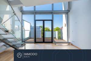 ⭐️ Einzigartige 4-Zi Maisonette nahe der Spree - Penthouse mit Süd-Blk, 2 Bädern, Lift & TG-Stellpl