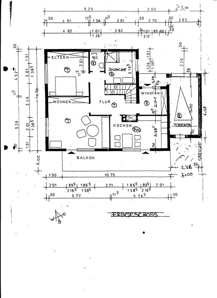 Grundriss - Erdgeschoss