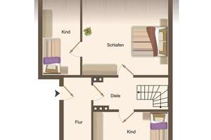 Wohnen auf zwei Ebenen – 4-Zimmer-Maisonettewohnung mit sonnigem Balkon. – Die vollständige Adresse der Immobilie erhältst du vom Anbieter., 51103 Höhenberg, Köln – Vorschaubild 12