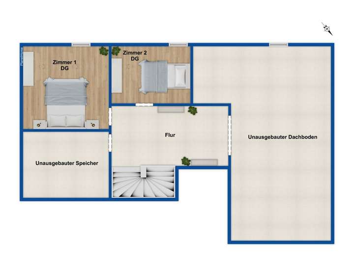 Grundriss DG Vorderhaus