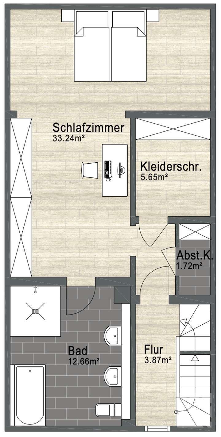 Grundriss Obergeschoss