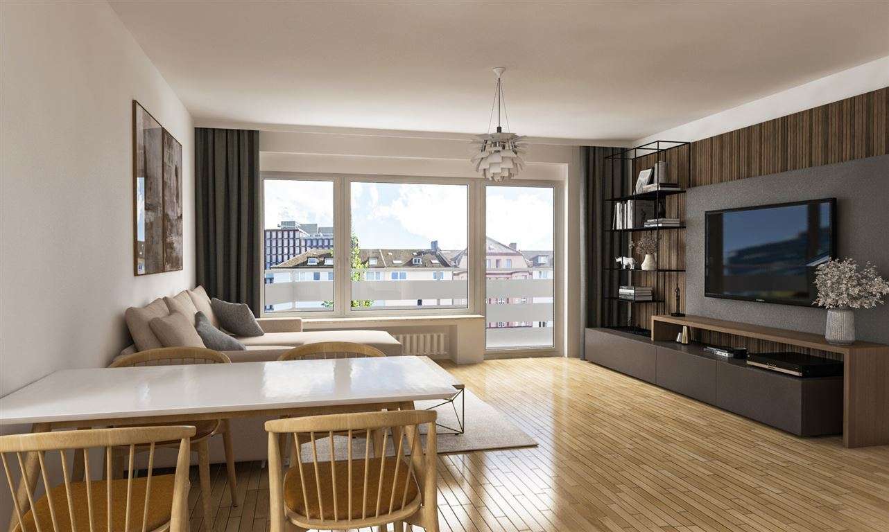 3-Zimmer-Wohnung in Golzheim – seltene Chance mit Entwicklungsperspektive, Düsseldorf – Bild 1