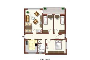 Zuhause in Krefeld-Fischeln  – Freundliches Wohnen auf 65,51 m² – Eichhornstraße 2, 47807 Fischeln, Krefeld – Vorschaubild 2