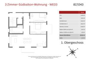 Wohnung für Sonnenliebhaber! – Die vollständige Adresse der Immobilie erhältst du vom Anbieter., 81827 Waldtrudering, München – Vorschaubild 16