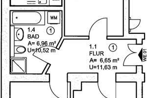 Schickes Nest! + Parkett + Fußbodenheizung + Balkon + Wanne & Dusche + Übernahme EBK möglich – Löbauer Straße 59, 4347 Schönefeld-Ost, Leipzig – Vorschaubild 6