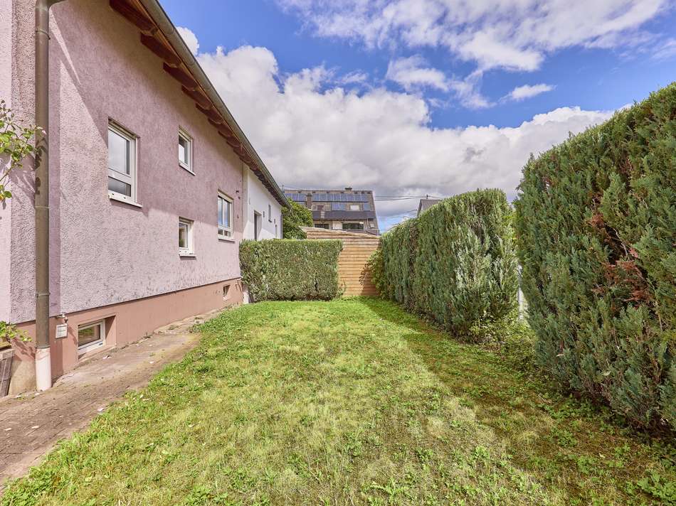 Garten hinter dem Haus