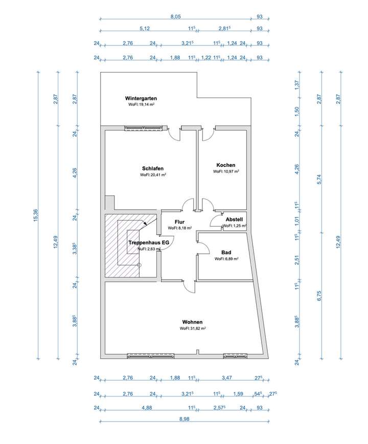 S&P | Grundriss 1. Obergeschos