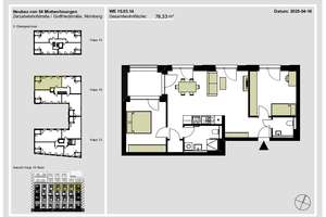 Attraktive 3-Zimmer-Wohnung mit Einbauküche und Loggia in Nürnberg Gleißhammer – Zerzabelshofstraße 15, 90478 Ludwigsfeld, Nürnberg – Vorschaubild 9