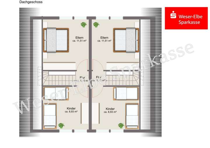 Grundriss Dachgeschoss