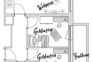 Möbliertes Penthouse-Apartment (2er-WG) im "Campus Südbahnhof" - NUR für Studenten & Praktikanten – Happelstraße 84, 74074 Heilbronn, Heilbronn – Vorschaubild 3