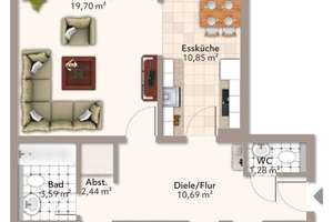 Leerstehende, energetisch sanierte 4 Zimmerwohnung – Die vollständige Adresse der Immobilie erhältst du vom Anbieter., 81737 Neuperlach, München – Vorschaubild 11