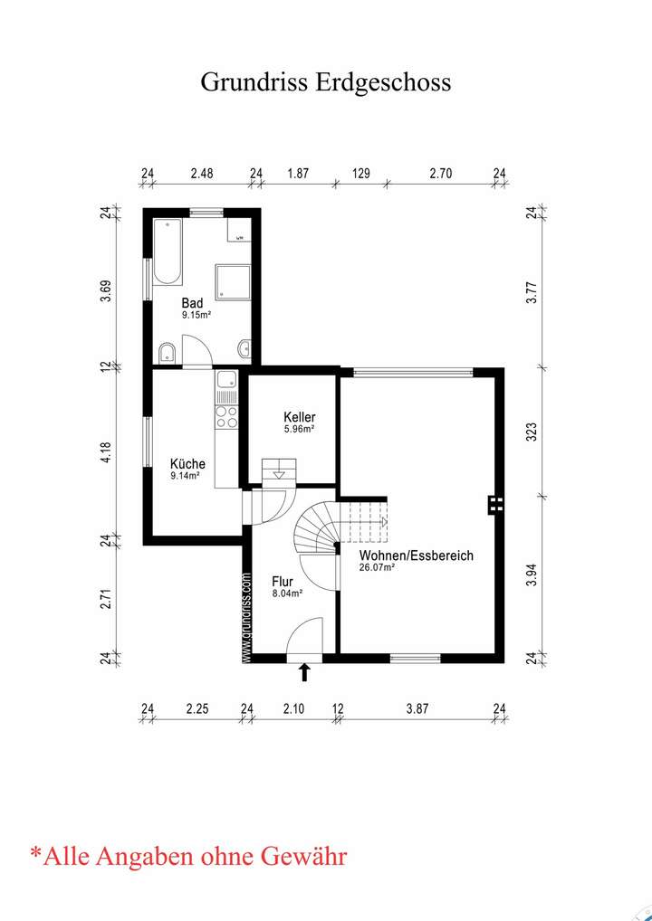 Grundriss Erdgeschoss