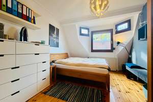 Maisonette-Altbauwohnung mit Dachterrasse & ausgebauter Bühne mit Sichtgebälk, reduzierte Stehhöhe  – 70199 Südheim, Stuttgart – Vorschaubild 10
