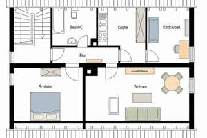 Helle 3-Zimmer-Dachgeschosswohnung in München-Allach mit Stellplatz und eigenem Gartenanteil – Franz-Töpsl-Weg 15, 80999 Untermenzing, München – Vorschaubild 13