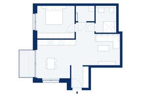 D06: Sonnige 2-Zimmerwohnung im 1. OG - Mit Südbalkon – Villenstraße 4, 53129 Dottendorf, Bonn – Vorschaubild 3