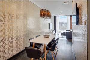Möbliert: FRIENDS Tower: Elegante 1,5-Zimmer Wohnung – Die vollständige Adresse der Immobilie erhältst du vom Anbieter., 80639 Nymphenburg, München – Vorschaubild 2