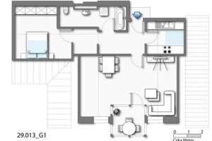 Zentrale 2-Zimmer-Wohnung mit verglaster Loggia - WBS erforderlich! – Berliner Straße 21B, 33647 Brackwede, Bielefeld – Vorschaubild 8