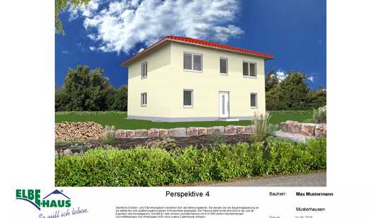 Bild von Traumhaus auf Traumgrundstück am Rhein. Lebe Deinen Traum