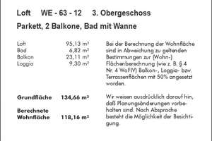 "Quartis Les Halles", Düsseldorf-Pempelfort, Loftwohnung mit Parkettboden im begehrten Szeneviertel. – Schinkelstr. 63, 40211 Pempelfort, Düsseldorf – Vorschaubild 10