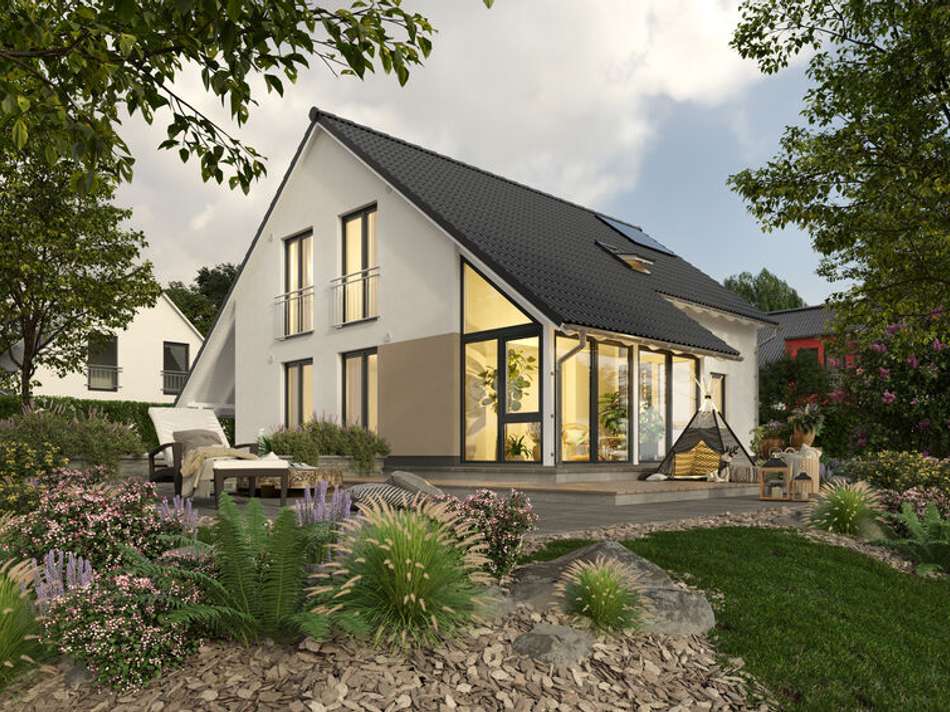 Gartenansicht SW Wintergarten