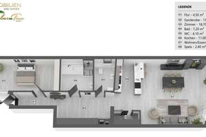 Modernisierte Altstadtwohnung mit Aufzug direkt am Marienplatz – Die vollständige Adresse der Immobilie erhältst du vom Anbieter., 83512 Wasserburg am Inn – Vorschaubild 9
