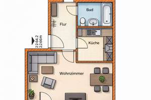 2-Zimmer Wohnung mit Balkon in Magdeburg-Neustädter Feld – Mechthildstraße 39, 39128 Neustädter Feld, Magdeburg – Vorschaubild 30
