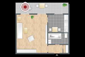 Helle 1-Zimmer-Wohnung mit großem Balkon und separater Küche – Alter Markt 28, 42275 Barmen, Wuppertal – Vorschaubild 9