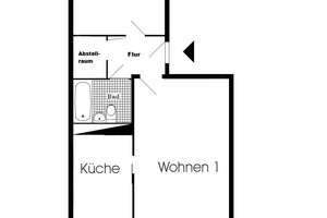 sanierte 2 Raumwohnung mit Balkon – Birkholzer Weg 17, 39128 Neustädter Feld, Magdeburg – Vorschaubild 7