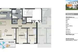 Exklusive 3-Zimmer-Etagenwohnung (111 m²) mit Küche, Balkon, Aufzug, Gartenparzelle & Carport – Die vollständige Adresse der Immobilie erhältst du vom Anbieter., 38122 Rüningen, Braunschweig – Vorschaubild 22
