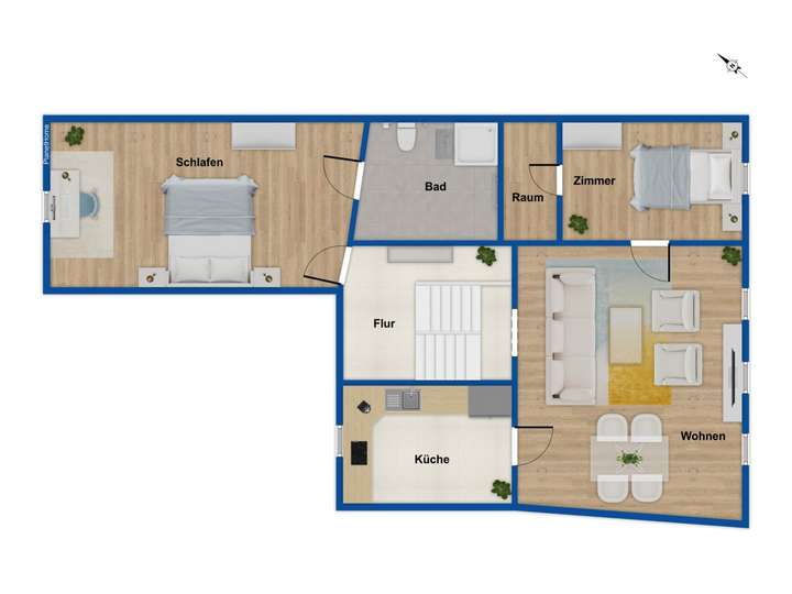 Grundriss 1. Obergeschoss