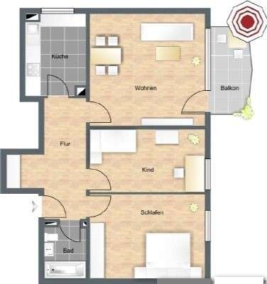 WE 128  ES51 Grundriss