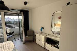 Exklusiv möblierte 1-Zimmer-Wohnung mit gehobener Einrichtung und Balkon + Küche in Schwabing – Leopoldstrasse 202, 80804 München – Vorschaubild 5
