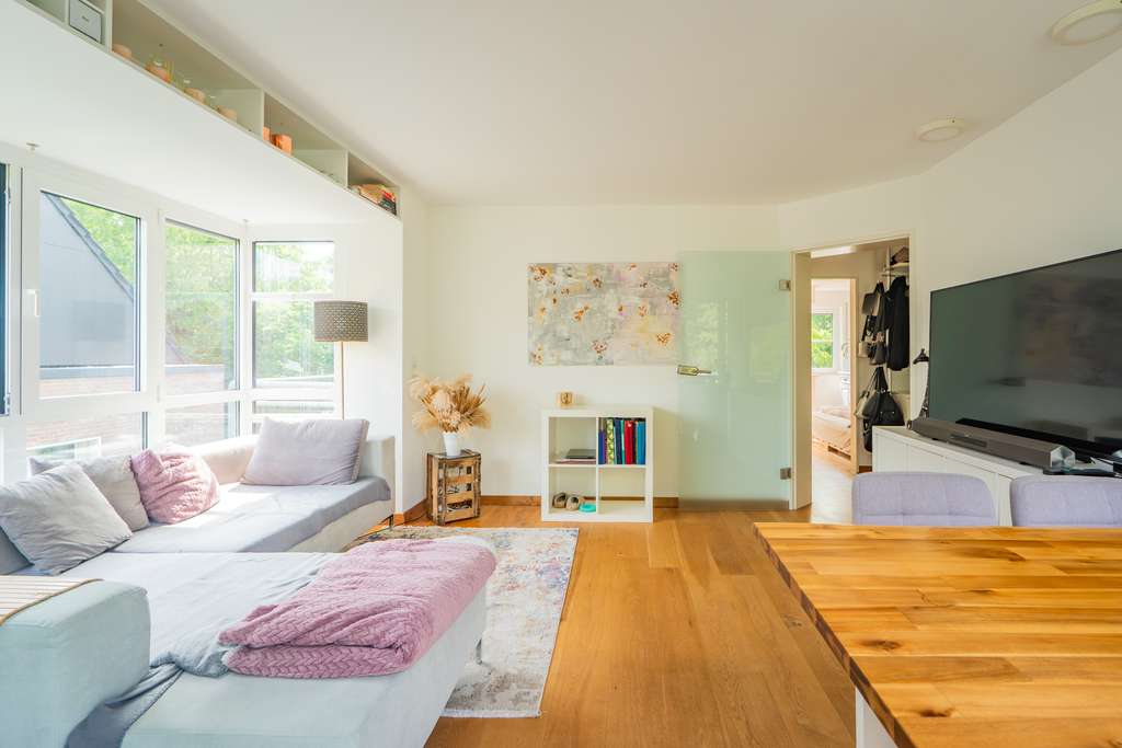 Grüne Stadtoase! Hochwertige und superhelle 3-Zimmer-Wohnung in St. Mauritz - Kanalnähe