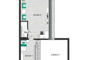 Top Lage! Maisonettewohnung mit Balkon, Schwimmbad + Tiefgarage – 45239 Fischlaken, Essen – Vorschaubild 8