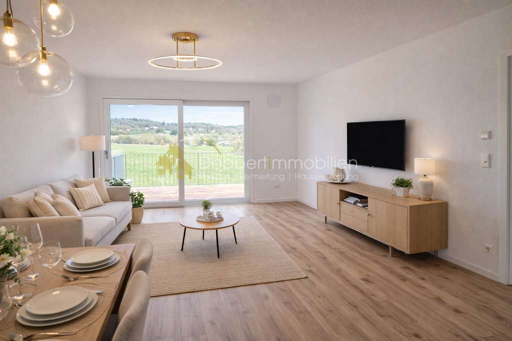 Immobilie in Stimpfach - Erstbezug-Neubau!!  2-Zimmerwohnung in ruhiger Lage mit Gartenanteil - Bild 2