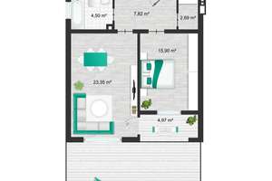 SEE. SONNE. TERRASSE. / Stilvolle 2-Zi.-Wohnung in Seenähe – Die vollständige Adresse der Immobilie erhältst du vom Anbieter., 82319 Starnberg – Vorschaubild 9