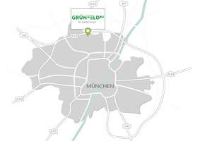 Helle 4-Zi.-Whg. mit geschützter Süd-Loggia und 2 Tageslichtbädern, davon 1x en suite – Lilli-Kurowski-Straße 1, 80995 Feldmoching, München – Vorschaubild 5