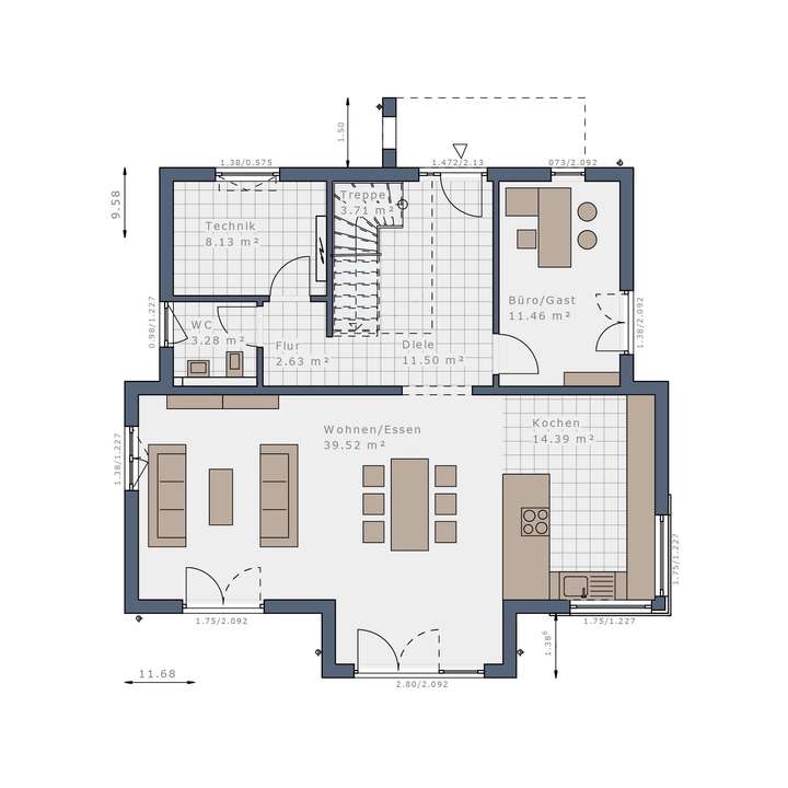 Grundriss Erdgeschoss