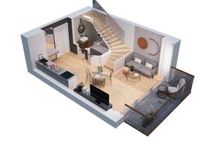 Mehr Raum. Mehr Vibes. – Maisonettewohnung auf zwei Ebenen- - in der Hafen-City- Wentzel Dr. – Kirchenpauerstraße 15e, 20457 HafenCity, Hamburg – Vorschaubild 6