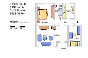 3 1/2 Raum - Ruhe pur ! – Tilsiter Straße 44, 45891 Erle, Gelsenkirchen – Vorschaubild 11