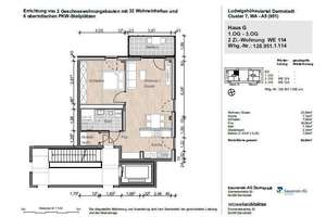 Neubau! 2 Zimmer | Lichtdurchflutet & ideal geschnitten – Etagen flexibel verfügbar – Venusstraße 5, 64285 Bessungen, Darmstadt – Vorschaubild 12