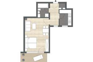 Kapitalanlage: 1-Zimmer-Appartement mit Balkon. – Die vollständige Adresse der Immobilie erhältst du vom Anbieter., 42899 Dörrenberg, Remscheid – Vorschaubild 4