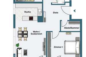 Wohnen am Wasser – Terrassenwohnung direkt am Main – 60327 Gutleutviertel, Frankfurt am Main – Vorschaubild 9
