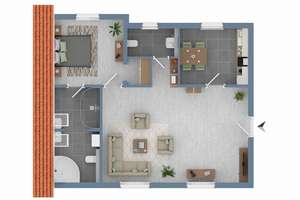 Erstklassig ausgestattete 2-Zimmer-Wohnung – Die vollständige Adresse der Immobilie erhältst du vom Anbieter., 48153 Schützenhof, Münster – Vorschaubild 10