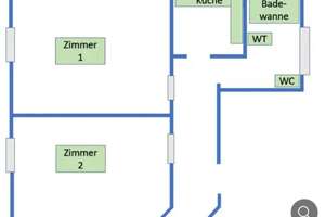 Freie, ruhige 2 Zimmer Eigentumswohnung in Grombühl – 97076 Grombühl, Würzburg – Vorschaubild 2