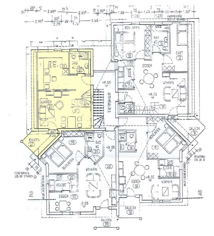 Grundriss DG Wohnung Nr. 21